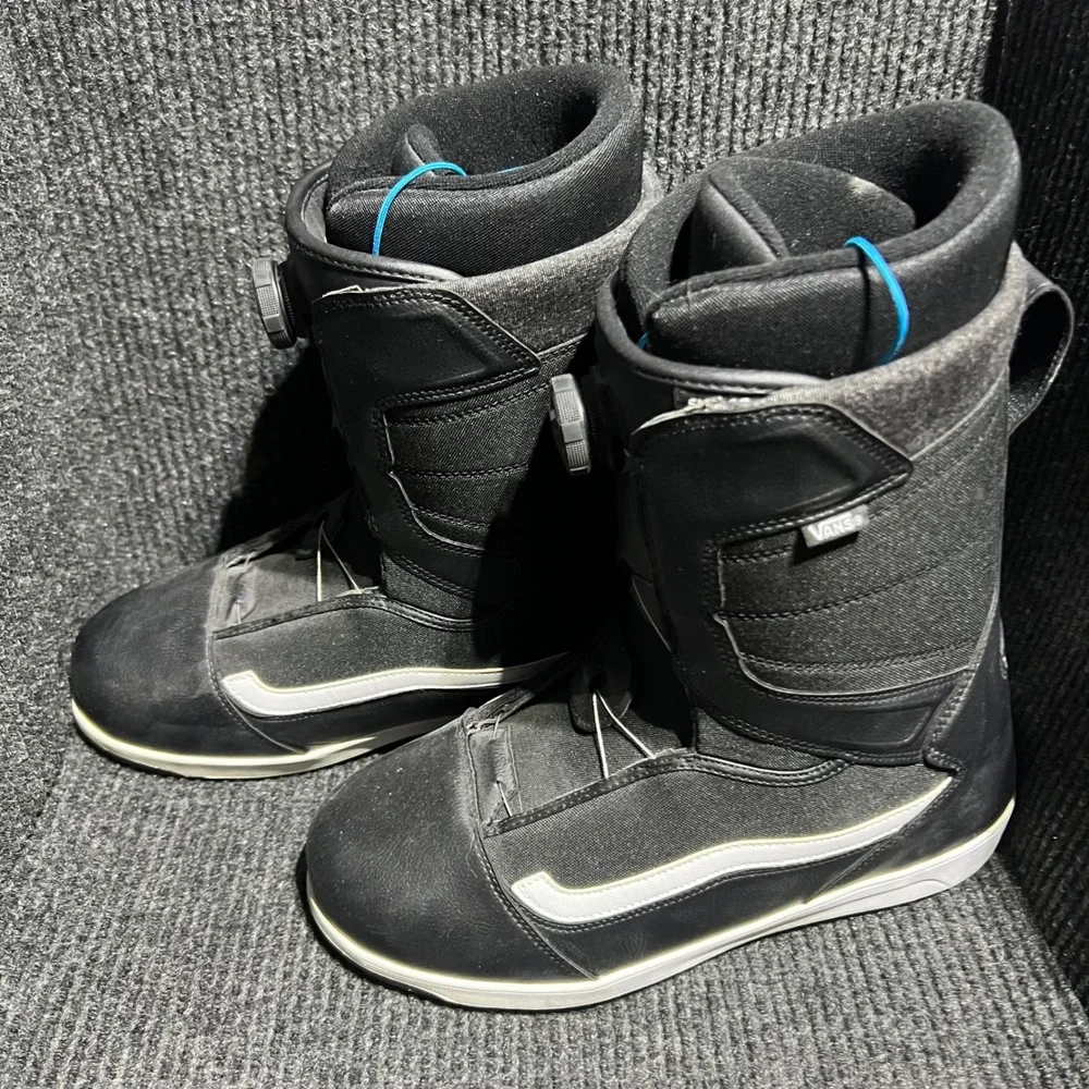 Vans Encore Snowboard Boots Mens 13 Black BOA Lacing UltraCush Winter Sport